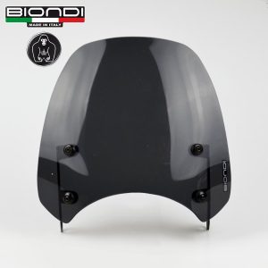 Cupolino Moto Guzzi V7 nero modello sport fume Biondi