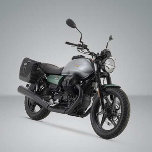 Kit Borse laterali SW-Motech per Moto Guzzi V7 850 2021 Linea Legend Gear marroni