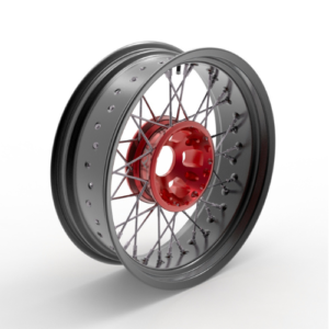 ruota posteriore bmw r100 gs alluminio tubeless rossa alpine wheels for bmw